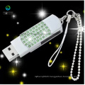 Custom Logo Hot Selling Crystal USB2.0 Drive Flash Disk